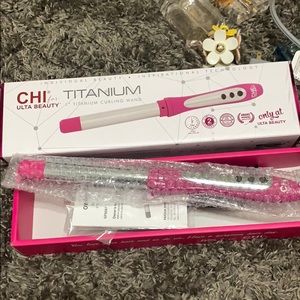 chi titanium curling wand